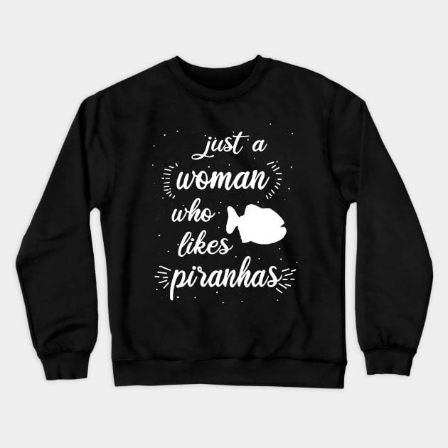 My spirit animal piranha fish design pacific Crewneck Sweatshirt by FindYourFavouriteDesign